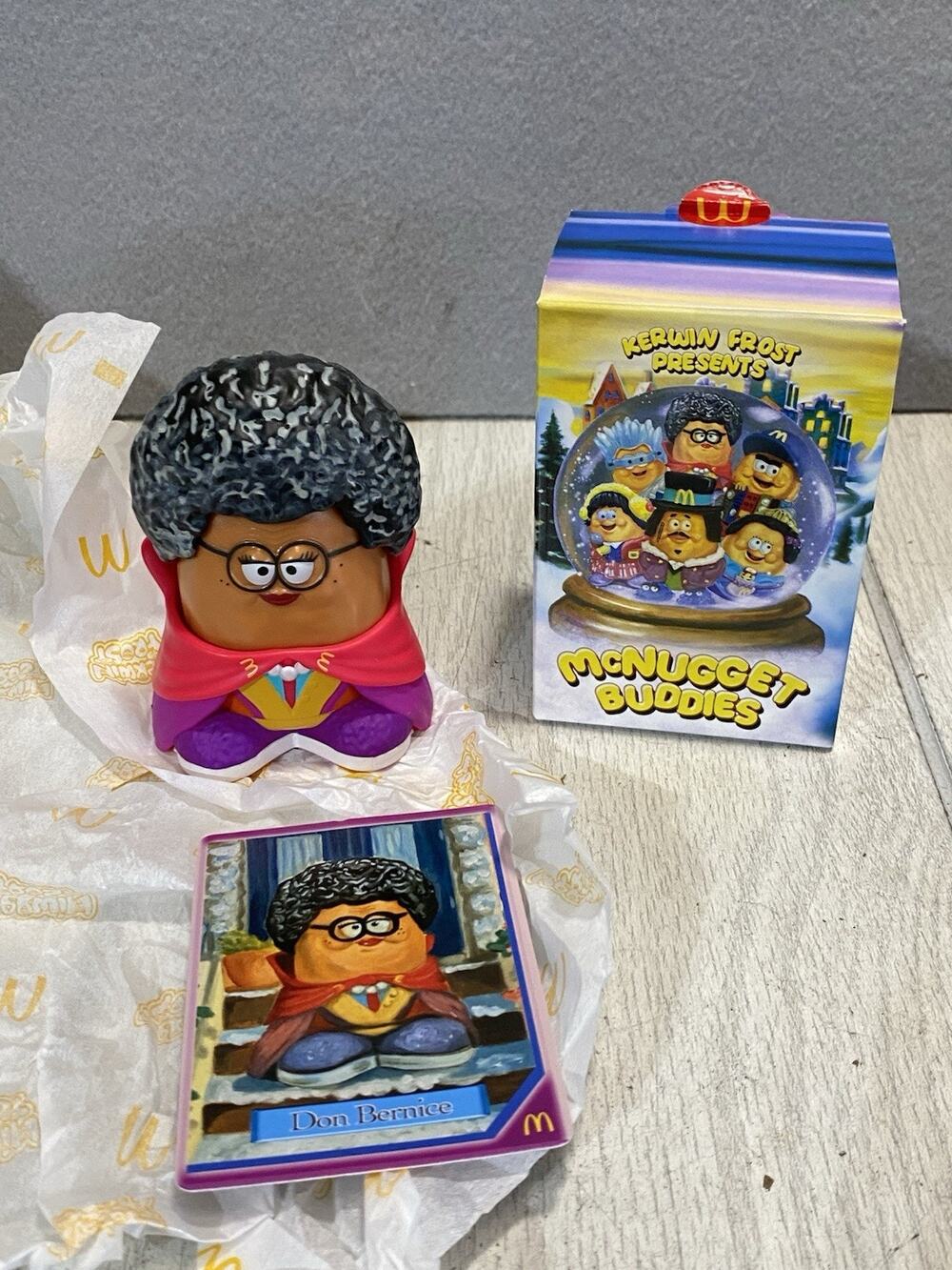 Don Bernice McDonald's 2023 Kerwin Frost McNugget Buddies Happy Meal Toy OPENED